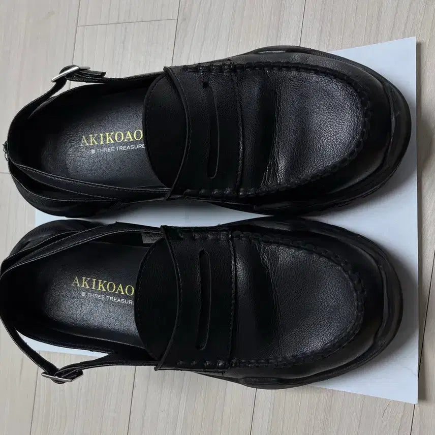 [BUNJANG] Akikoaoki Loafer Black 38 / 아키코아오키 로퍼 블랙 38