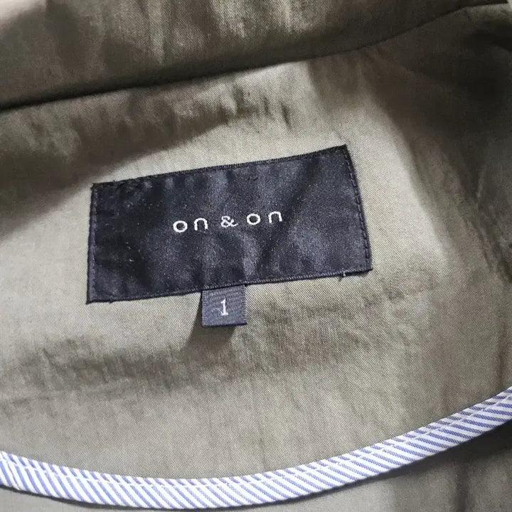 [BUNJANG] On&amp;On Khaki Green Field Jacket / on&amp;on 카키색 야상 스타일 자켓 1