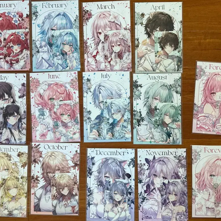 [BUNJANG] Kirene Piinon Anaxa (Star Rail) Complete Calendar Set / ㅌㅇ님 말슈붕 캘린더 올세트 키레네 파이논 아낙사