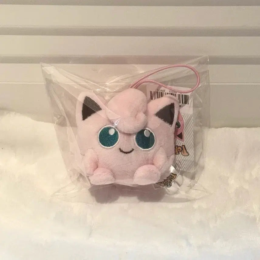 [BUNJANG] Pokemon Jigglypuff Squishy Plush Keychain / 새상품) 포켓몬스터 푸린 스퀴시 인형 키링