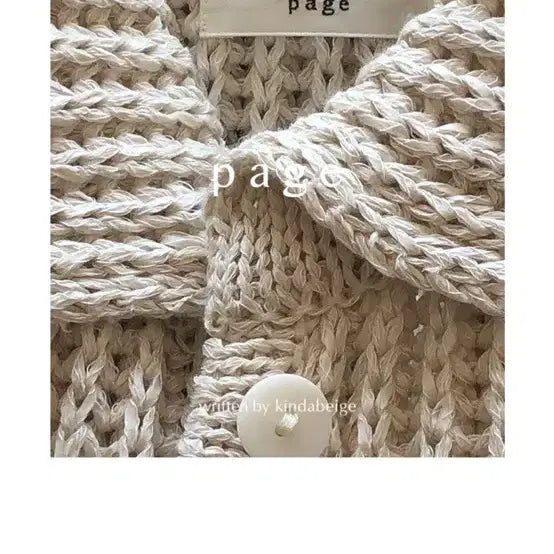 [BUNJANG] Kindabaysi Haag Bamboo Cardigan / 킨다베이지 가디건, haag 가디건, 밤부 가디건, 김가을