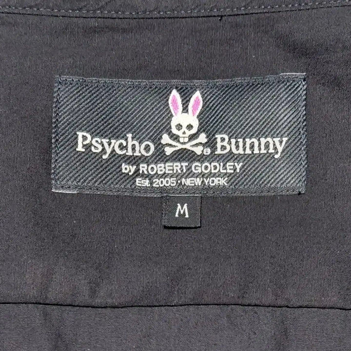 [BUNJANG] [M] Psycho Bunny 사이코 버니 로고 포인트 블랙 반팔 셔츠 / [M] Psycho Bunny 사이코 버니 로고 포인트 블랙 반팔 셔츠