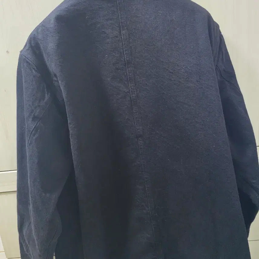 [SOLD OUT] 25fw 비헤비어 레더 카라 커버올 자켓 2 사이즈