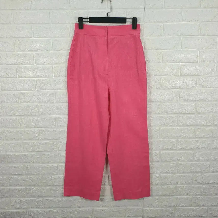 [BUNJANG] 8Seconds Linen Slacks (Pink) - Women&