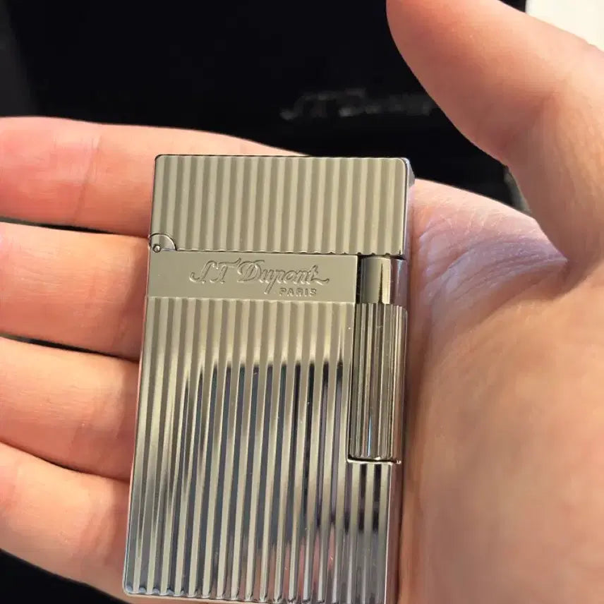 [BUNJANG] Dupont Line 2 Silver Lighter / 듀퐁라이터 라인2 은장 새상품