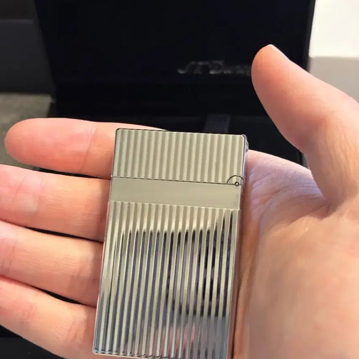 [BUNJANG] Dupont Line 2 Silver Lighter / 듀퐁라이터 라인2 은장 새상품