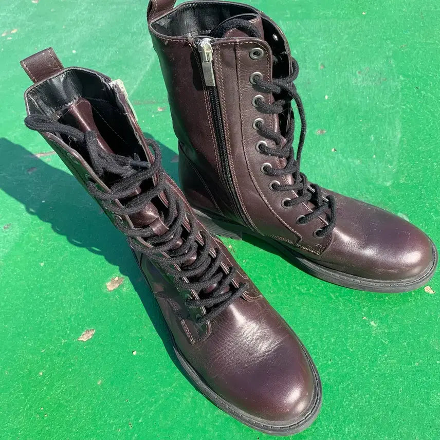 [SOLD OUT] [245] Clarks 버건디브라운 레이스업부츠