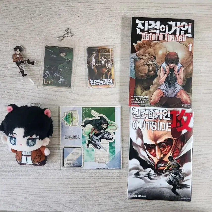 [BUNJANG] Attack on Titan Levi Ackerman Bundle Set / 진격의 거인 굿즈 일괄