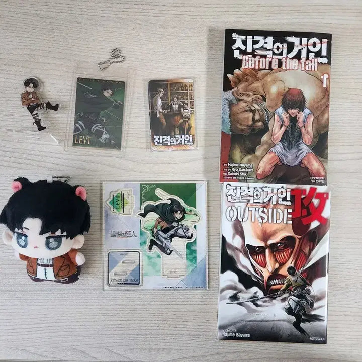 [BUNJANG] Attack on Titan Levi Ackerman Bundle Set / 진격의 거인 굿즈 일괄