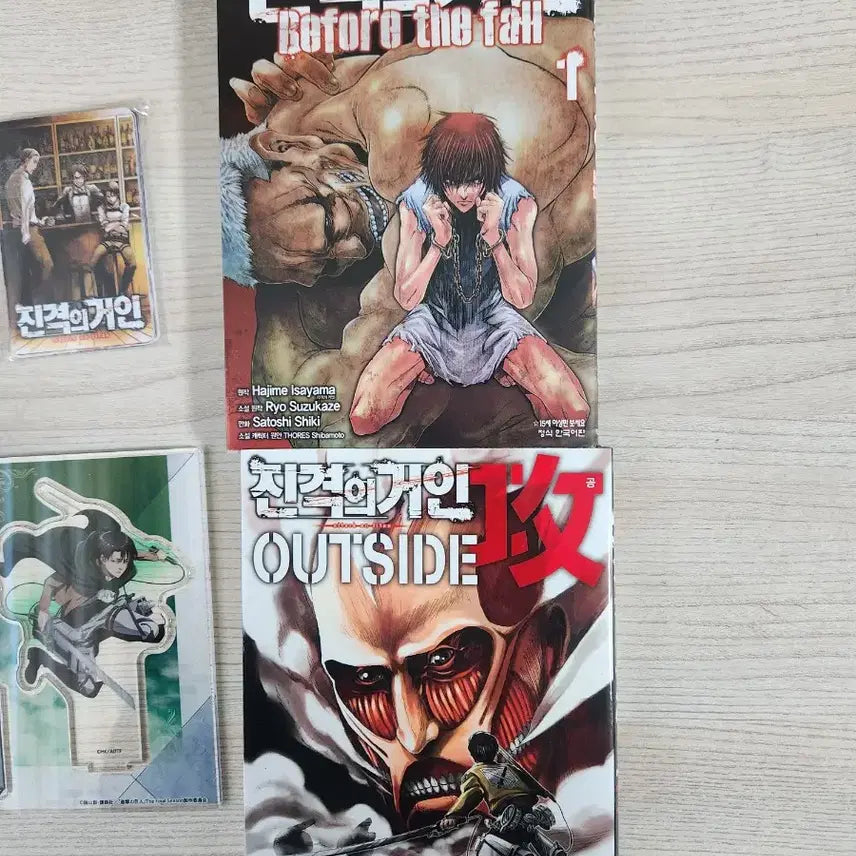 [BUNJANG] Attack on Titan Levi Ackerman Bundle Set / 진격의 거인 굿즈 일괄