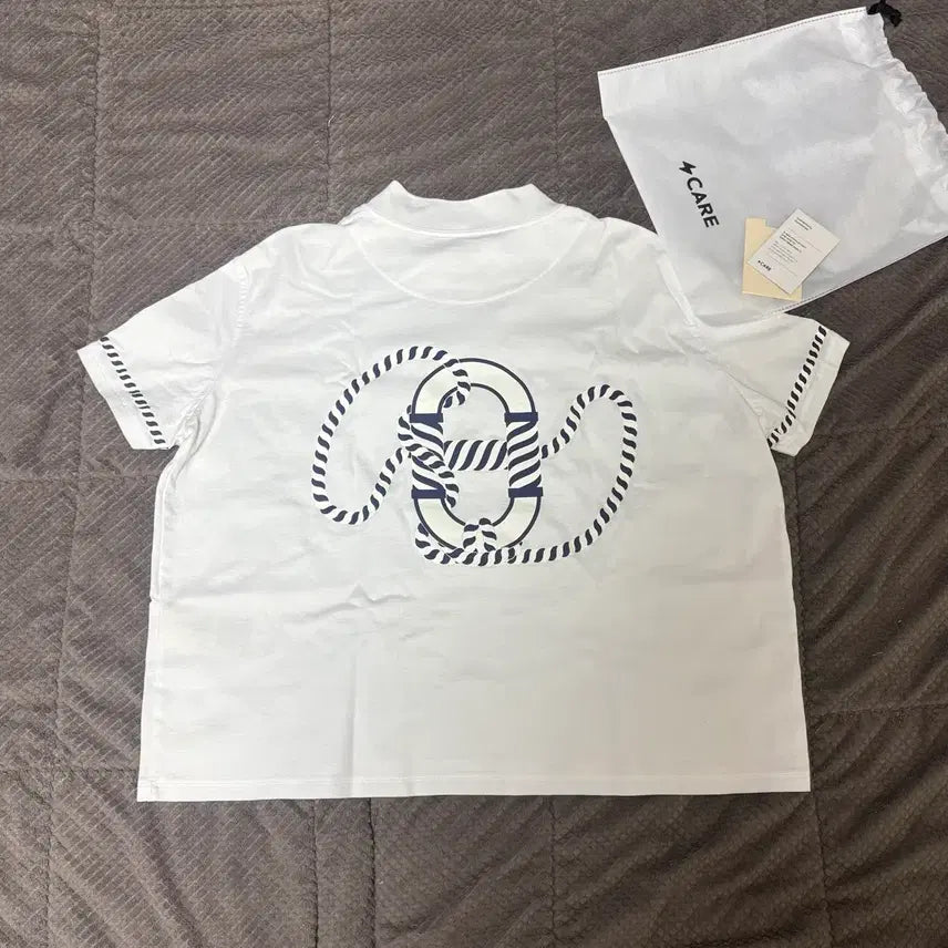 [BUNJANG] Hermes Canoe Mock Neck Short Sleeve Top Size 42 / 에르메스 카누 모크넥 반팔 42사이즈