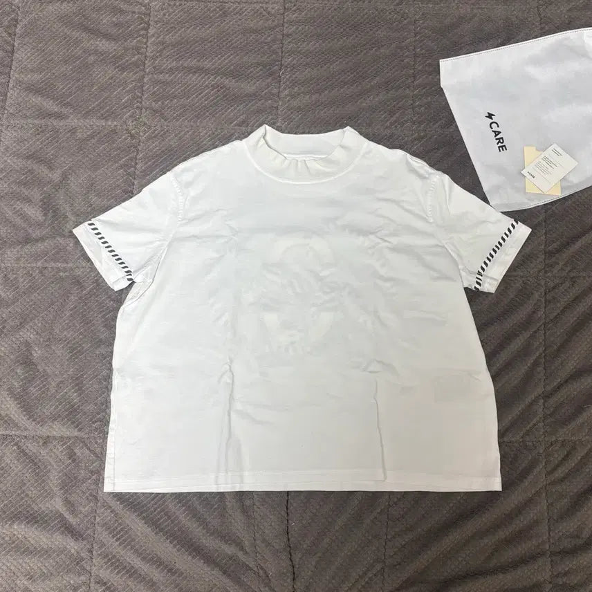 [BUNJANG] Hermes Canoe Mock Neck Short Sleeve Top Size 42 / 에르메스 카누 모크넥 반팔 42사이즈