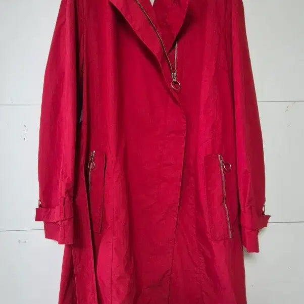 [BUNJANG] JJ JIGOTT Red Trench Coat / JJ지고트 레드 트렌치 코트 55~66