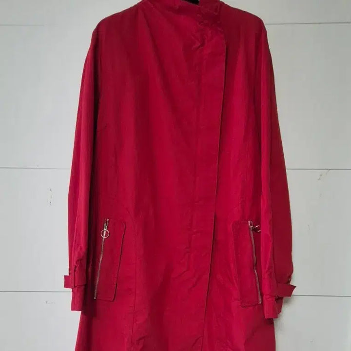 [BUNJANG] JJ JIGOTT Red Trench Coat / JJ지고트 레드 트렌치 코트 55~66