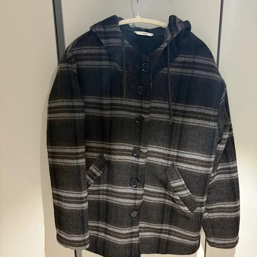 [BUNJANG] After Monday Checkered Coat Jumper / 에프터먼데이 체크코트 점퍼