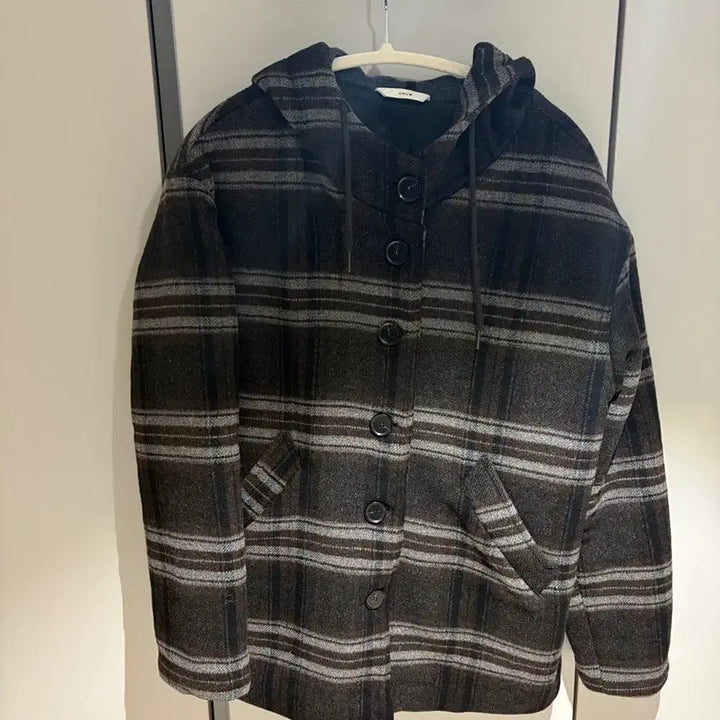 [BUNJANG] After Monday Checkered Coat Jumper / 에프터먼데이 체크코트 점퍼