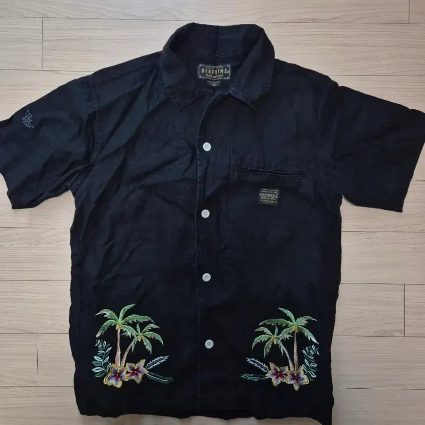 [BUNJANG] DIAFVINE Hawaiian Embroidered Shirt Bundle Set / 디아프바인 자수 하와이안 셔츠 3점 일괄