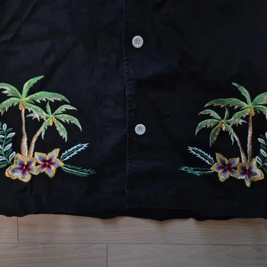[BUNJANG] DIAFVINE Hawaiian Embroidered Shirt Bundle Set / 디아프바인 자수 하와이안 셔츠 3점 일괄