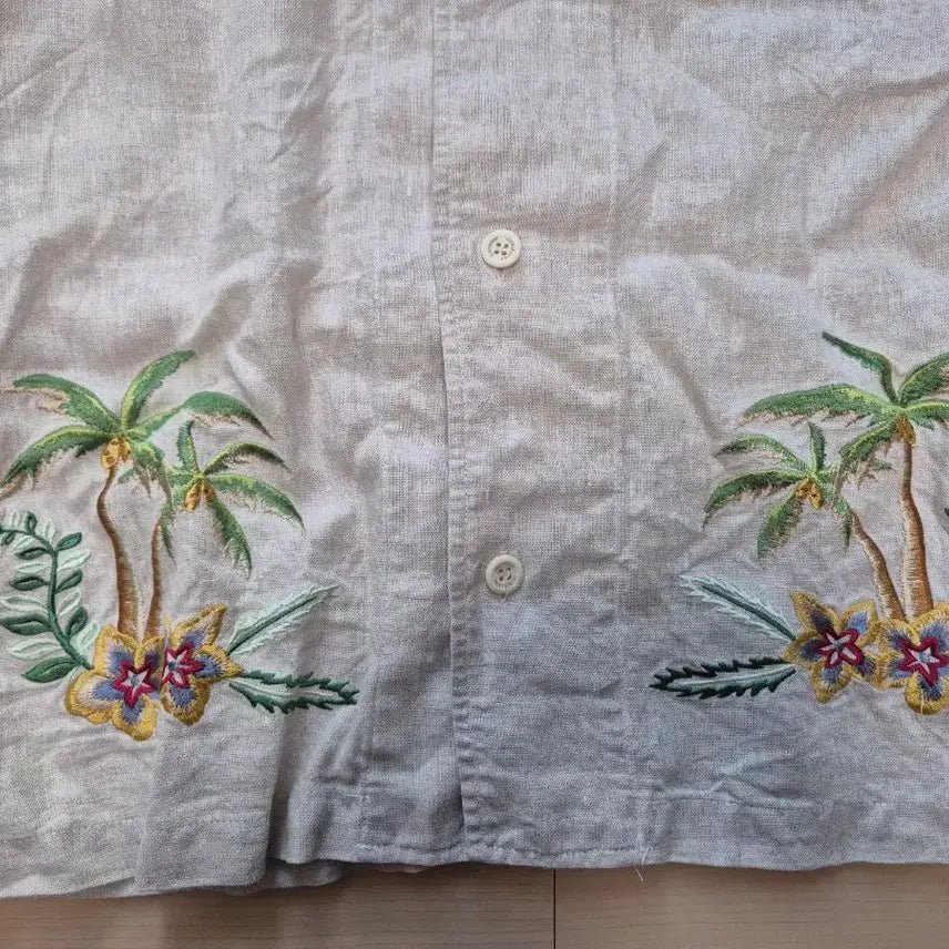 [BUNJANG] DIAFVINE Hawaiian Embroidered Shirt Bundle Set / 디아프바인 자수 하와이안 셔츠 3점 일괄