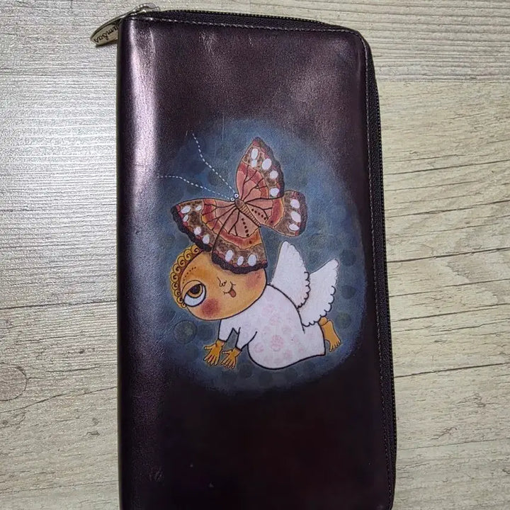 [BUNJANG] Bambas Butterfly Long Wallet / 밤바스  지퍼 장지갑 버터플라이