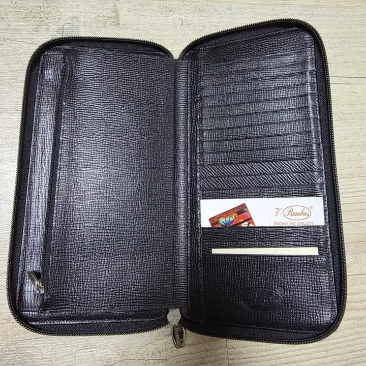 [BUNJANG] Bambas Butterfly Long Wallet / 밤바스  지퍼 장지갑 버터플라이
