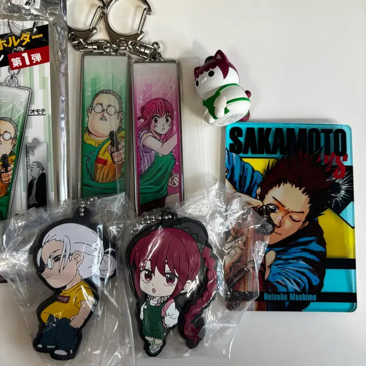[BUNJANG] Sakamoto Days Taro, Lu, Heisuke Bundle Gacha Keyholder / 사카모토 데이즈 타로 루 헤이스케 일괄 가챠 키홀더