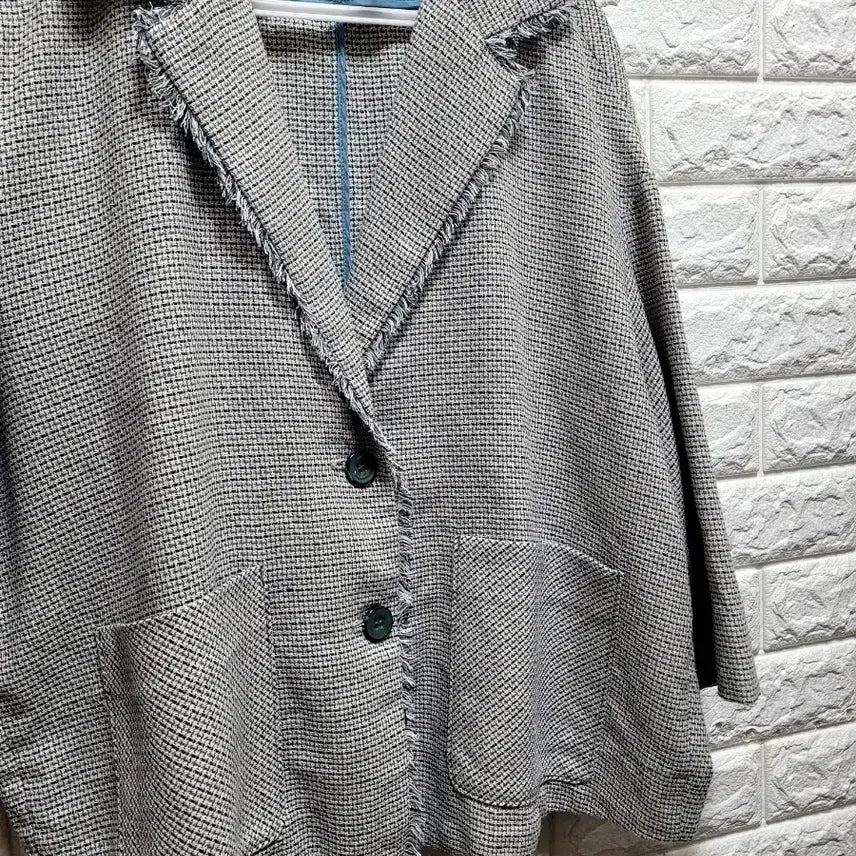 [BUNJANG] Daniel Este Cotton Linen Tweed Jacket / 다니엘에스떼 면.마 트위드  자켓
