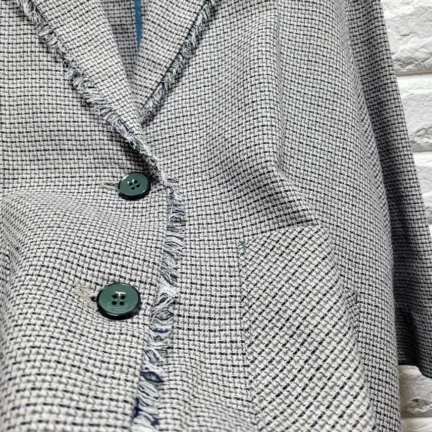 [BUNJANG] Daniel Este Cotton Linen Tweed Jacket / 다니엘에스떼 면.마 트위드  자켓