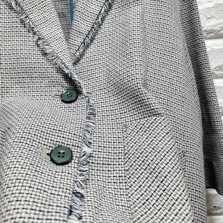 [BUNJANG] Daniel Este Cotton Linen Tweed Jacket / 다니엘에스떼 면.마 트위드  자켓