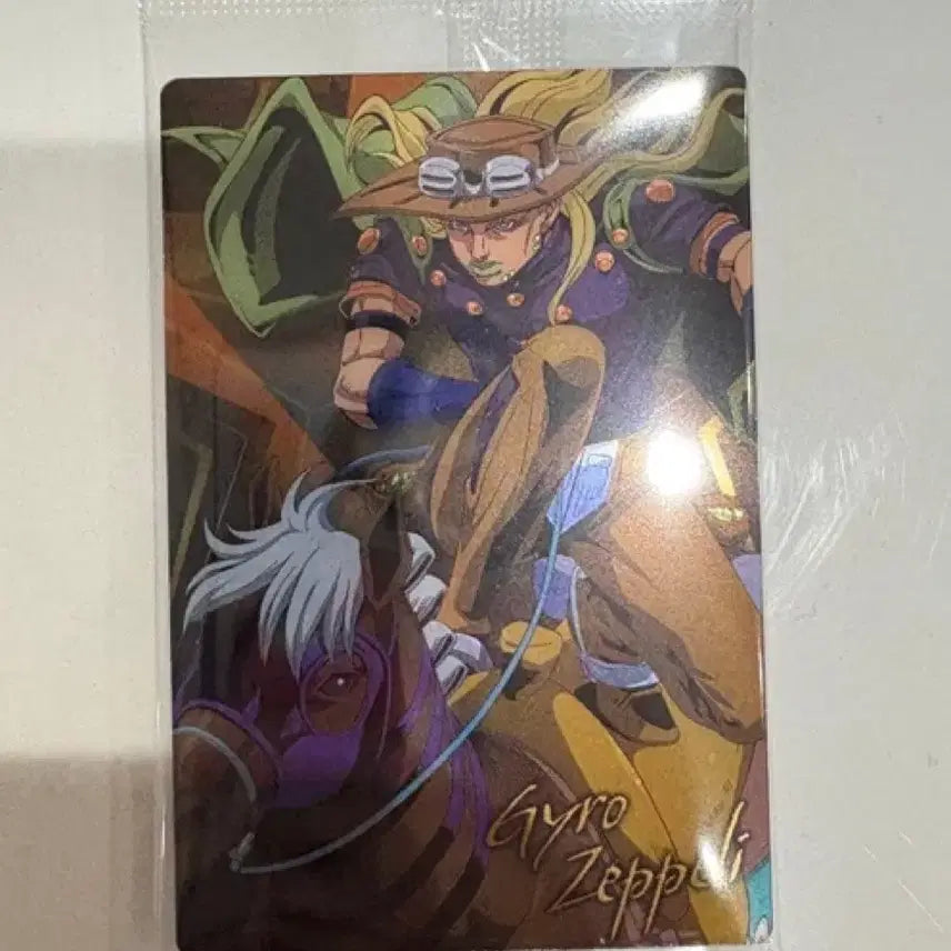 [SOLD OUT] 죠죠 스틸 볼 런 자이로 제펠리 웨하스 카드
