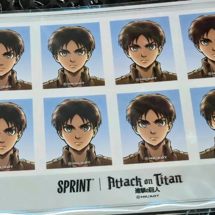 [BUNJANG] GS25 Attack on Titan Eren Yeager Sticker Set / GS25 진격의 거인 증사 스티커