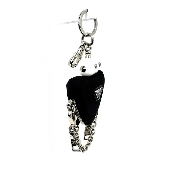 [BUNJANG] Prada Nylon Robot Keychain Bag Charm 1TR099 / 프라다 나일론 로봇 키체인 트릭 키홀더 키링 백참 1TR099