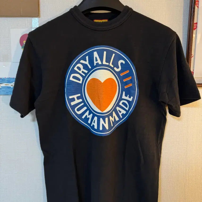 [BUNJANG] Human Made Graphic T-shirt Black / [S]휴먼메이드 그래픽 반팔 티셔츠 블랙