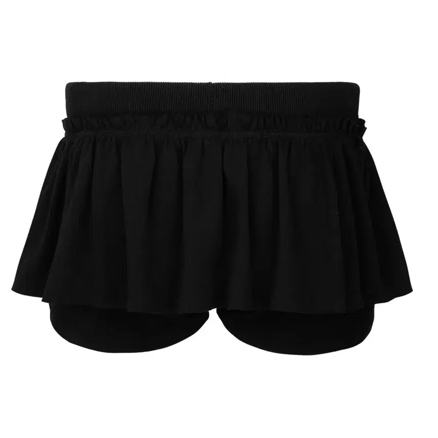 [SOLD OUT] 나체 RUFFLE SHORT PANTS BLACK