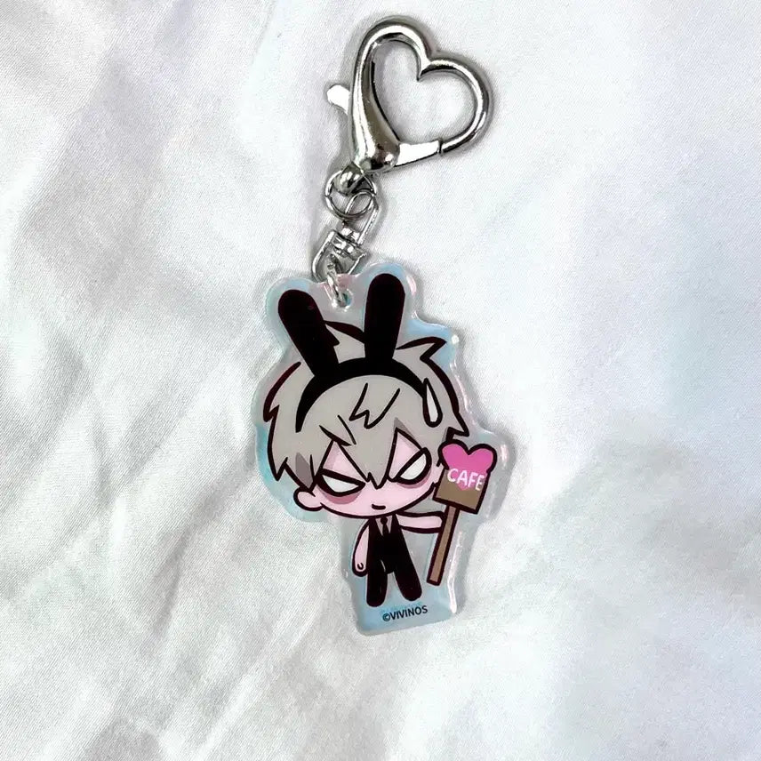 [BUNJANG] Alien Stage Ace Theater Barista Cafe SD Acrylic Keyring Teal / 에일리언 스테이지 에이스테 바니스테 콜라보카페 SD 아크릴 키링 틸