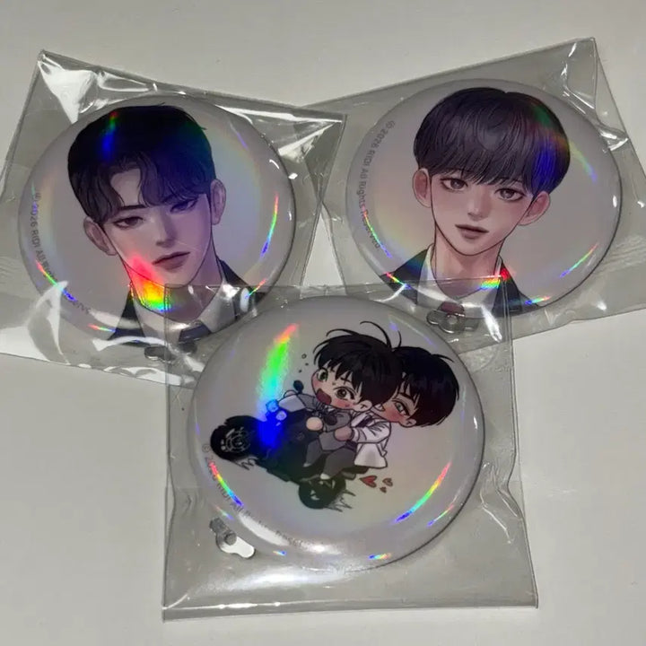 [BUNJANG] Ridibooks Fantasit Beyond Shin Hae-beom &amp; Jung Ryu-jin SD Can Badge / 리디 판타지트 비욘드 캔뱃지 들이닥치다 들닥 신해범 정류진 sd