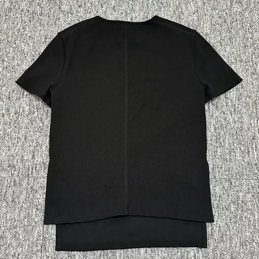 [BUNJANG] Open yy Ribbed Side Slit Short Sleeve T-shirt / Open yy 오픈와이와이 사이드 반팔티셔츠 Ribbed