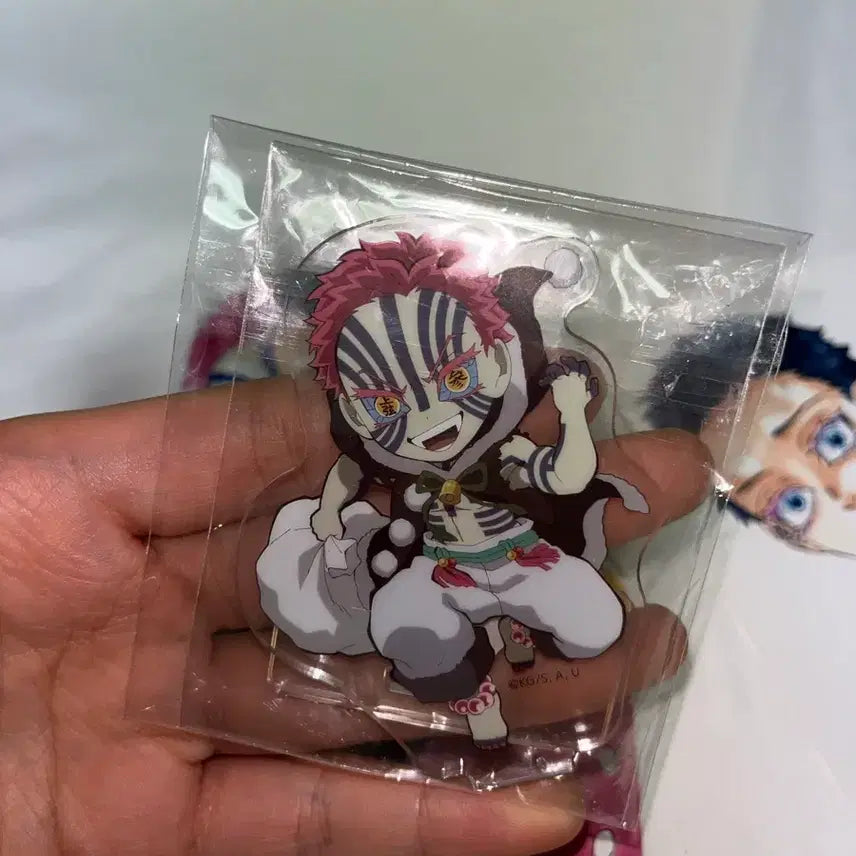 [BUNJANG] Demon Slayer Akaza Acrylic Stand &amp; Postcard Set / 귀멸의칼날 아카자 아크릴 스탠드
