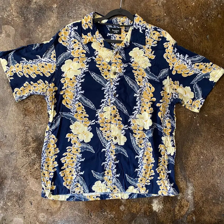 [BUNJANG] Vintage Hawaiian Short Sleeve Shirt / 빈티지 하와이안 반팔 셔츠