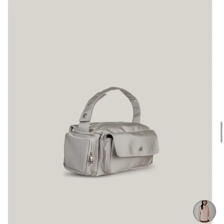 [BUNJANG] Auro Satin Bag Grey / (새상품) 아우로 새틴 백 가방 그레이