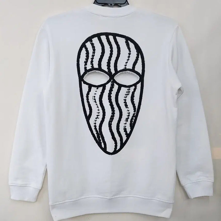 [BUNJANG] Comme des Garcons Archive Back Mask Sweatshirt / 꼼데가르송 XL 아카이브 백마스크 스웨트 셔츠/맨투맨. WH. A