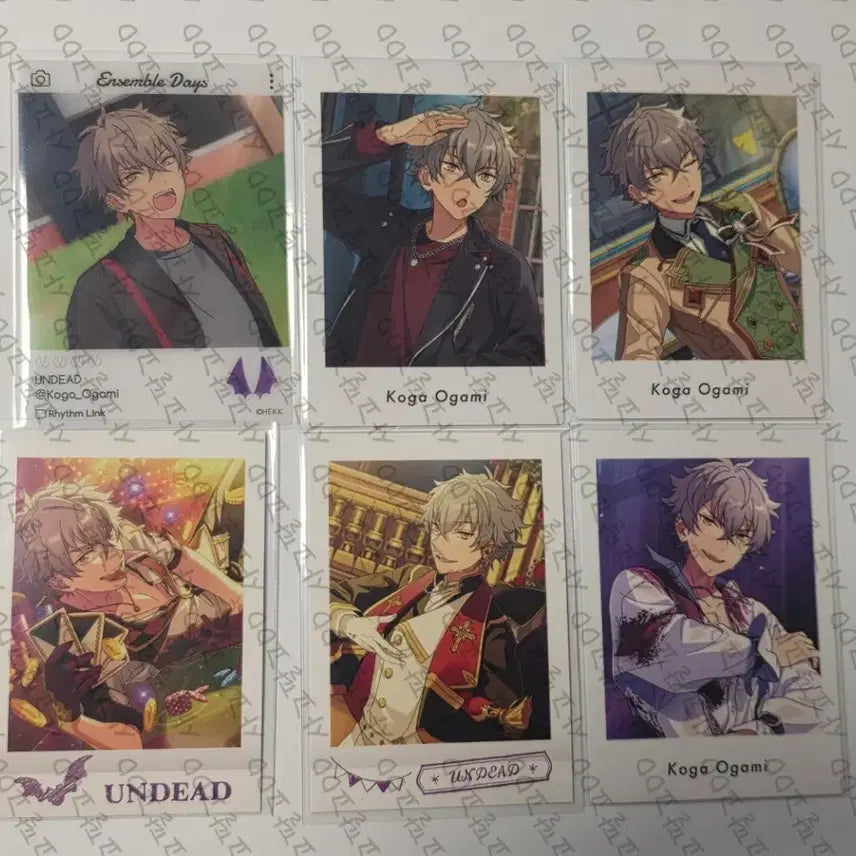 [BUNJANG] Ensemble Stars Koga P আসা Bundle Set of 6 / [일괄/6장] 앙스타 코가 파샤