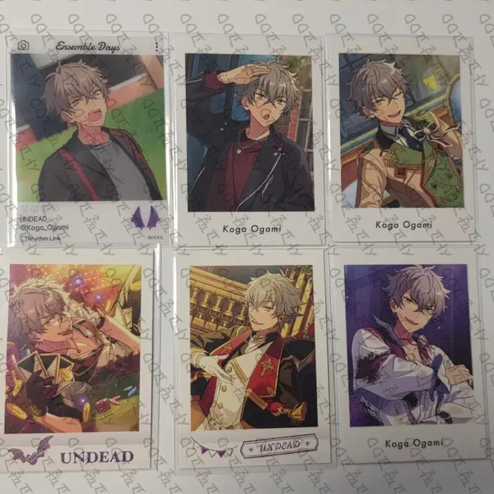 [BUNJANG] Ensemble Stars Koga P আসা Bundle Set of 6 / [일괄/6장] 앙스타 코가 파샤