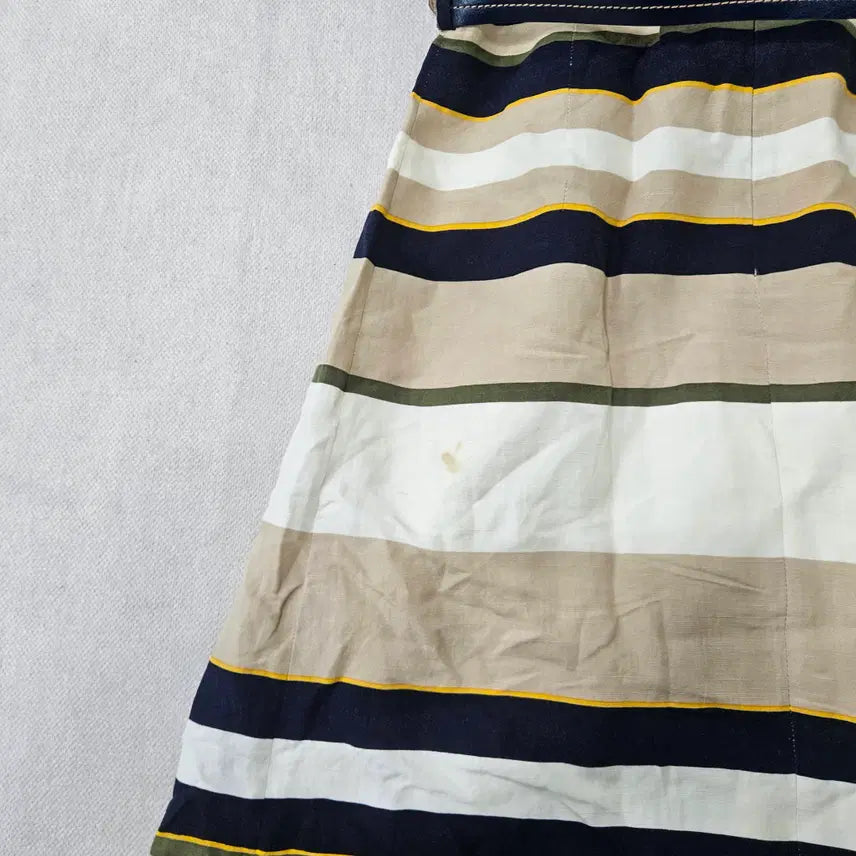 [BUNJANG] Hazzys Striped Dress / 90-165 헤지스 스트라이프 원피스 0327Y