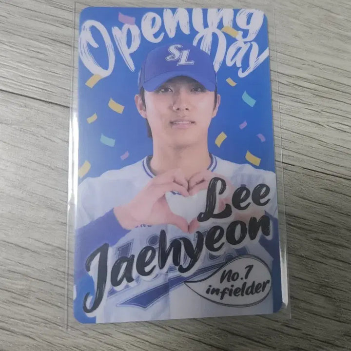 [BUNJANG] Samsung Lions Lee Jae-hyun Opening Day Photocard / 삼성라이온즈 이재현 오프닝데이 포카