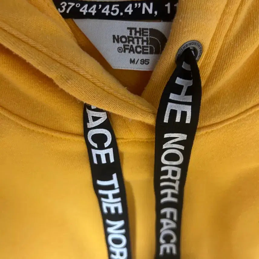 [BUNJANG] The North Face Hooded Sweatshirt (Yellow) - Unisex / 노스페이스 후드티 95 M