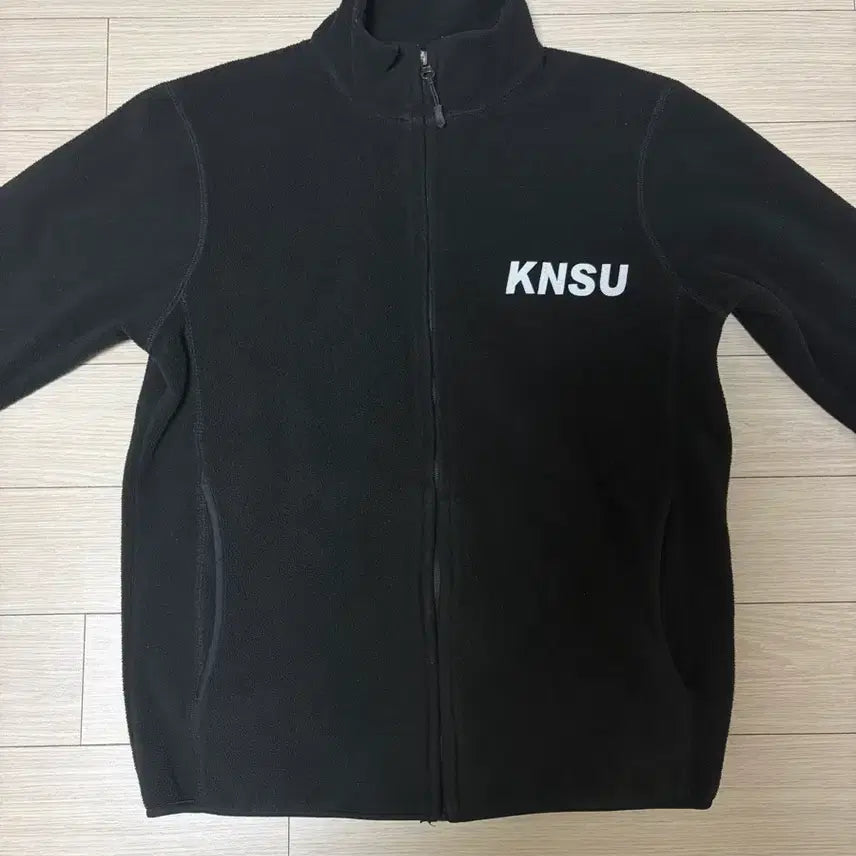 [BUNJANG] Korea National Sport University Fleece Zip-up Jacket / 한국체육대학교 한체대 후리스 집업 블랙 검정