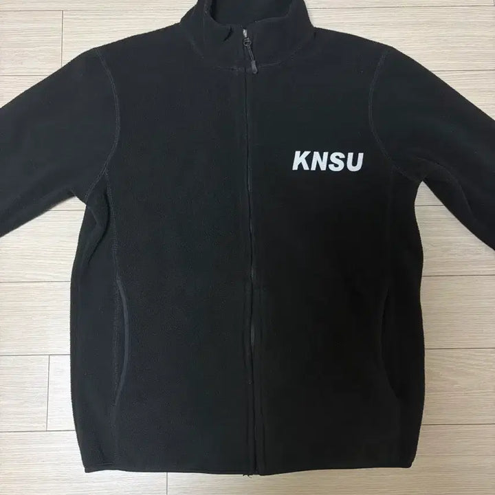 [BUNJANG] Korea National Sport University Fleece Zip-up Jacket / 한국체육대학교 한체대 후리스 집업 블랙 검정