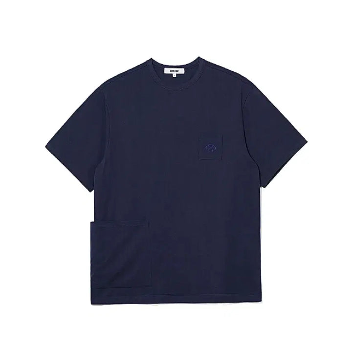 [BUNJANG] Non Type Embroidered Soft T-shirt Dark Navy L / 1회착 택포가격 논타입 사이드 파우치엠브로이디드소프트티셔츠 다크네이비 L