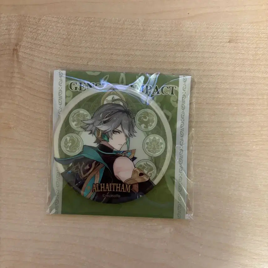 [BUNJANG] Genshin Impact Alhaitham Can Badge / 원신 알하이탐 캔뱃지 미개봉